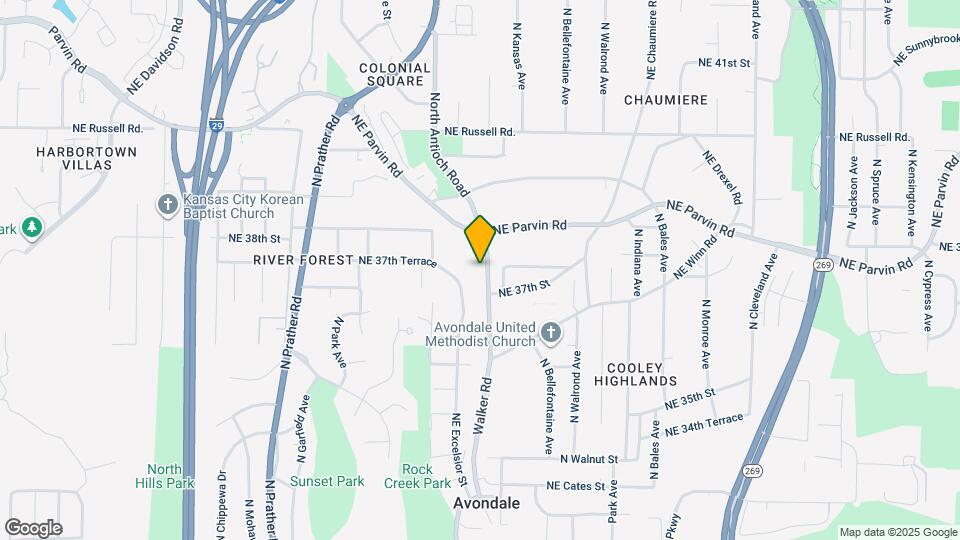 3720 NE Antioch Rd Map and Location Details