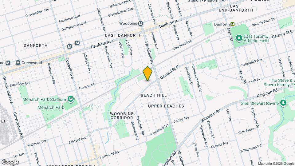 Gerrard Suites Map and Location Details