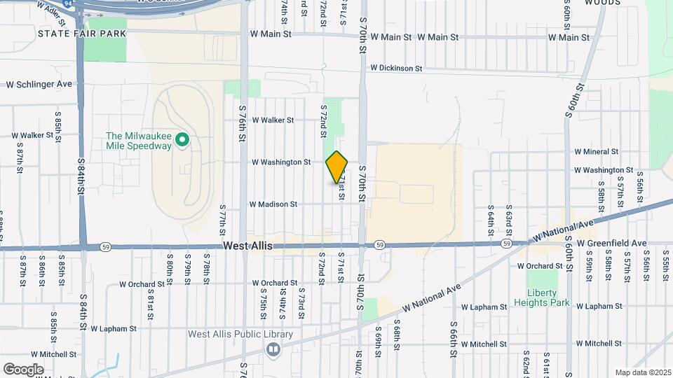 1211 S 71st St, Unit 1121 Mapa y Detalles de la Ubicación