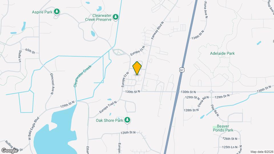 13067 Europa Trail Way N Map and Location Details