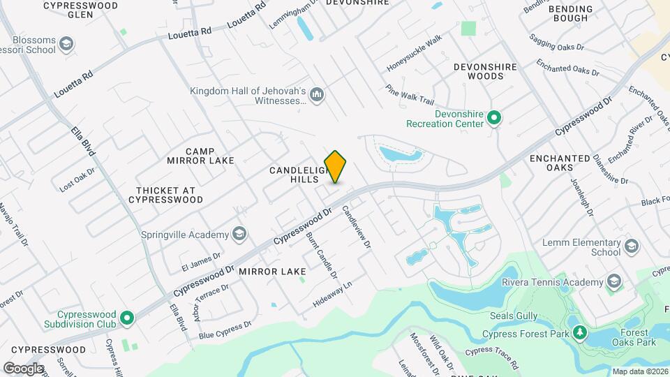 2806 Crescent Star Rd Map and Location Details