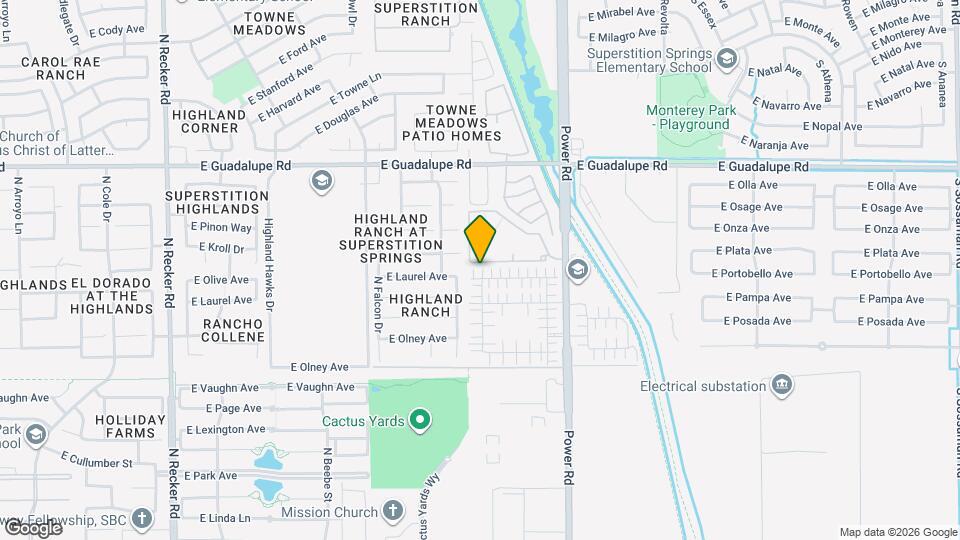 4630 E Laurel Ct Mapa y Detalles de la Ubicación