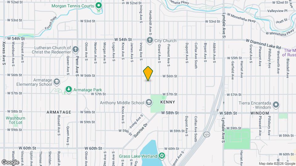 5620 Humboldt Ave S Map and Location Details