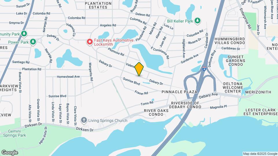247 Debary Dr Map and Location Details