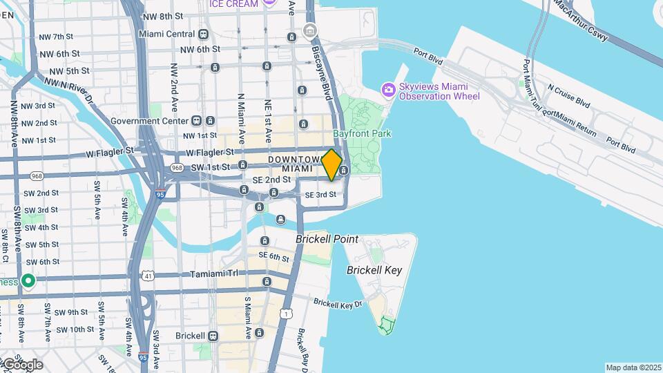 200 Biscayne Blvd Way Map and Location Details