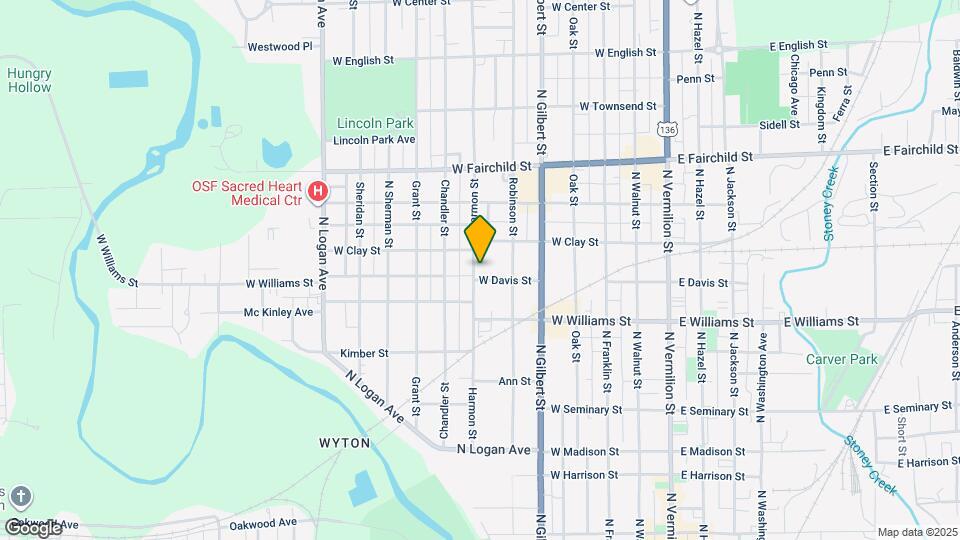 603 Harmon St Map and Location Details