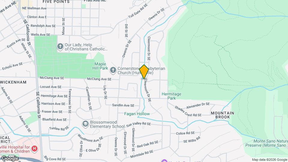 814 Cleermont Dr SE Map and Location Details