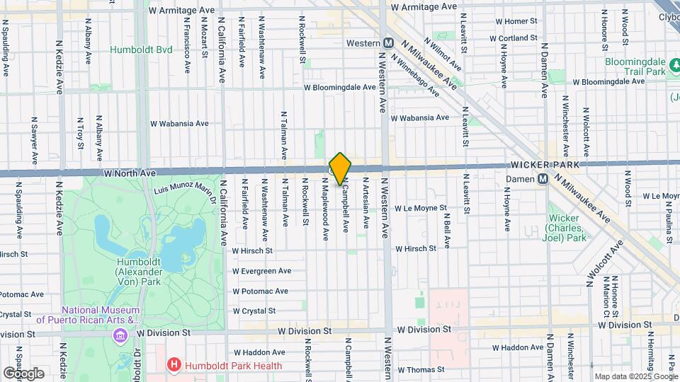 1528 N Campbell Ave Map and Location Details
