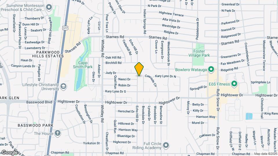 7300 Echo Hill Dr Map and Location Details