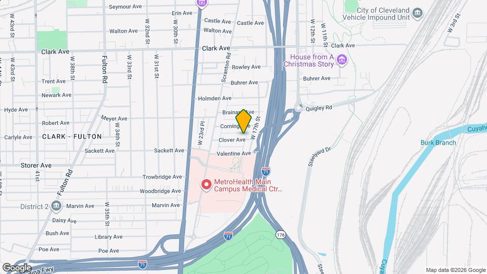 1802 Clover Ave Mapa y Detalles de la Ubicación