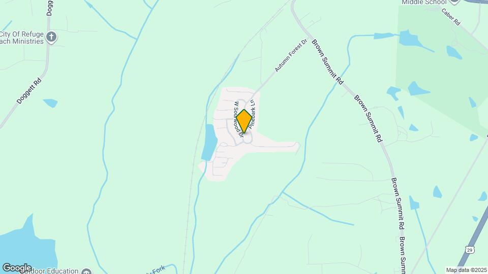 133 W Sourwood Dr Map and Location Details