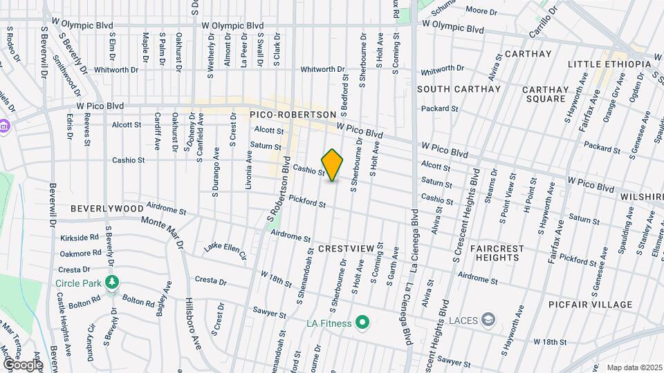 1517 S Bedford St Map and Location Details