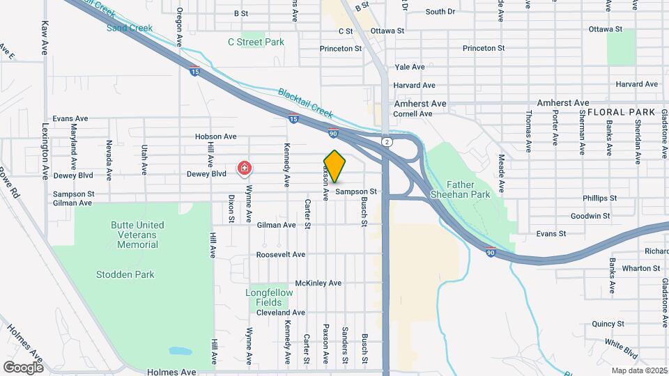 1911 Sampson St Map and Location Details