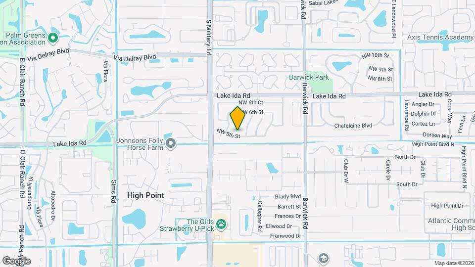 5043 NW 5th St Map and Location Details