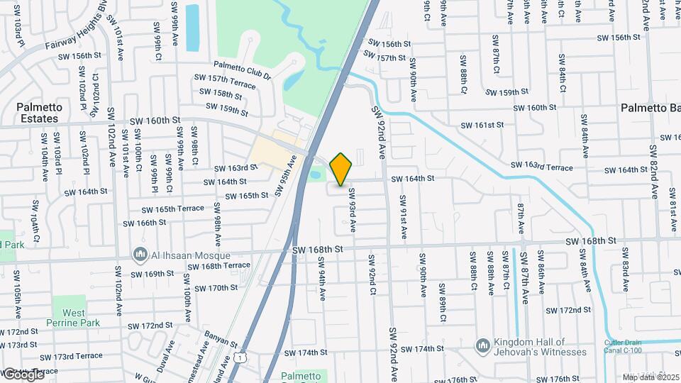 9321 SW 165th St Map and Location Details