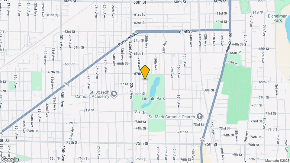 6726 20th Ave, Unit #1 Main House Map and Location Details