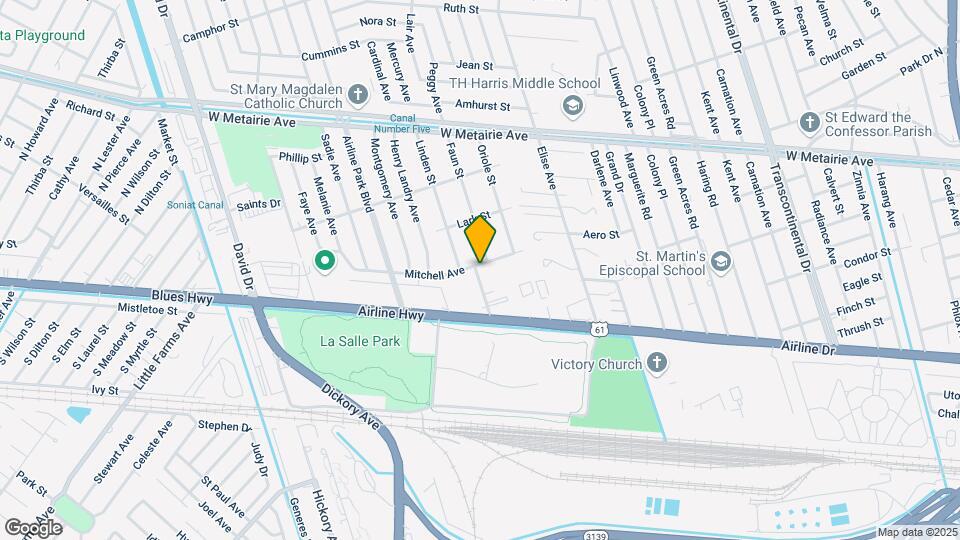6204 Mitchell Ave Map and Location Details
