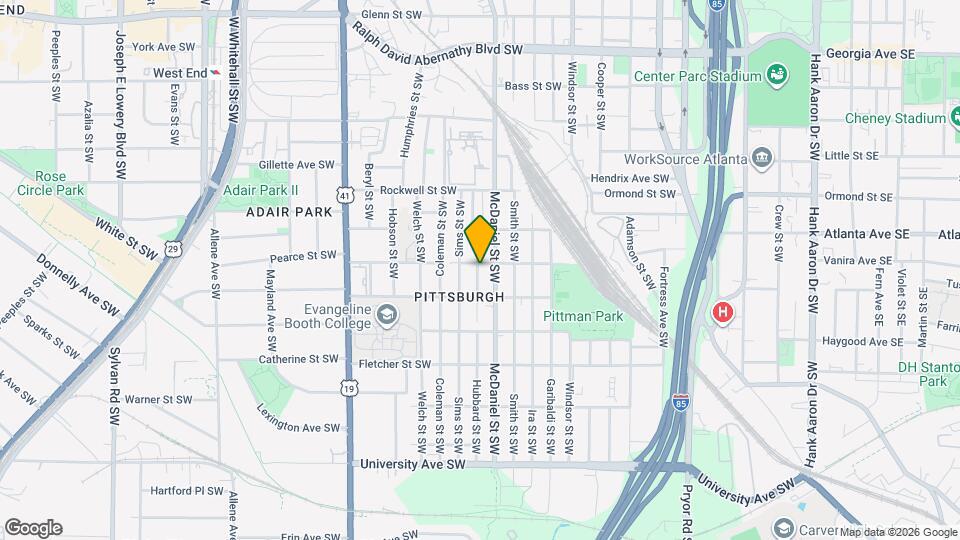 946 Hubbard St SW Map and Location Details