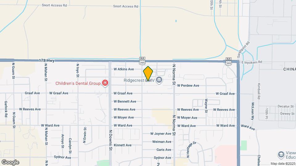 624 W Perdew Ave Map and Location Details