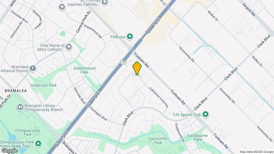 156 Folkstone Crescent Map and Location Details