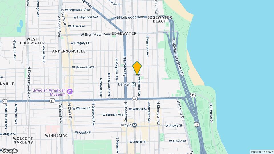 5320 N Winthrop Ave Mapa y Detalles de la Ubicación