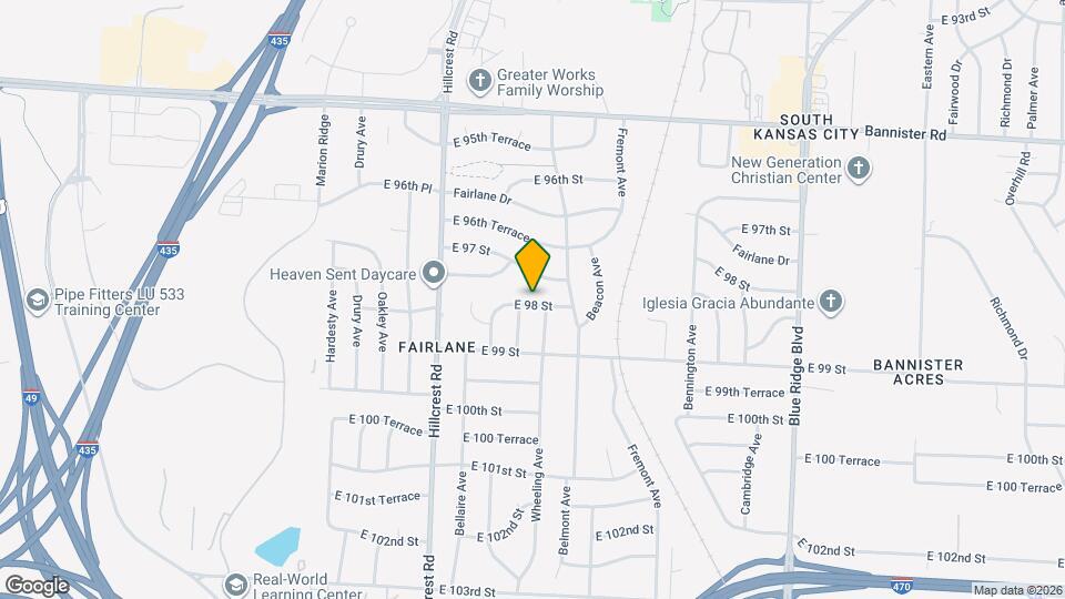 6004 E 98 St Map and Location Details