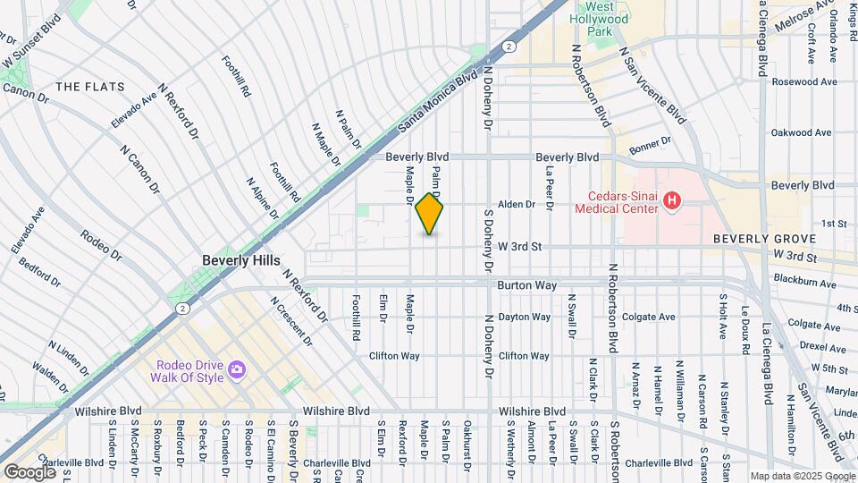 350 N Palm Dr Map and Location Details