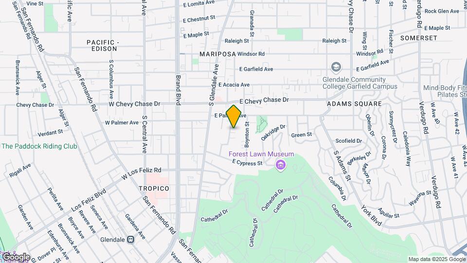 1232 Mariposa St Mapa y Detalles de la Ubicación