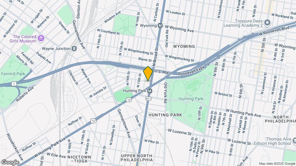 4250 N Broad St Map and Location Details