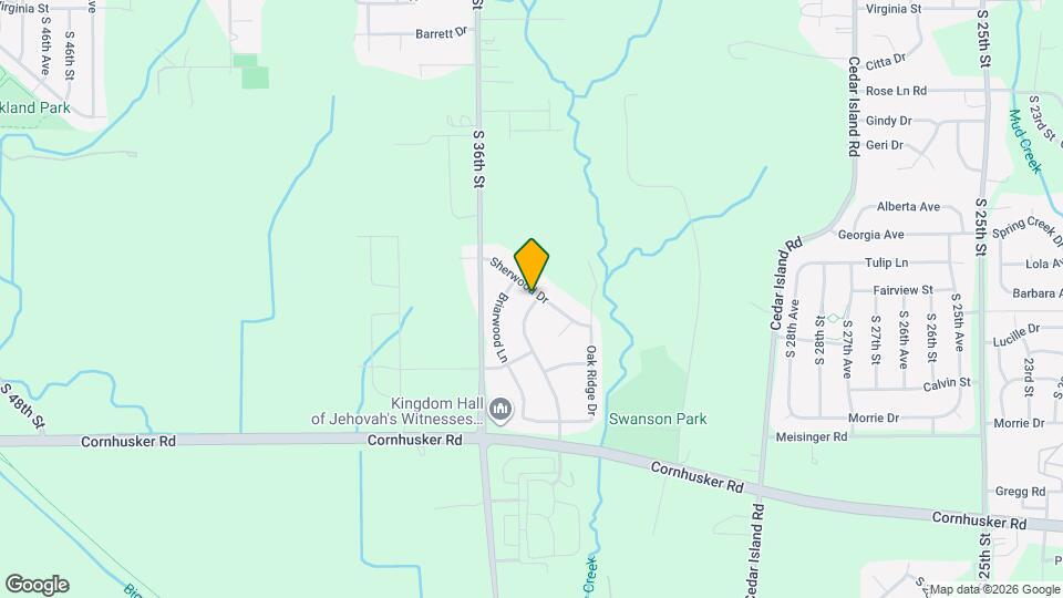 3401 Sherwood Dr Map and Location Details