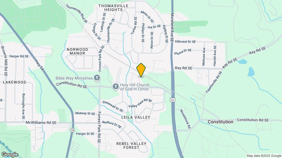 1056 Thomasville Estate Way Map and Location Details