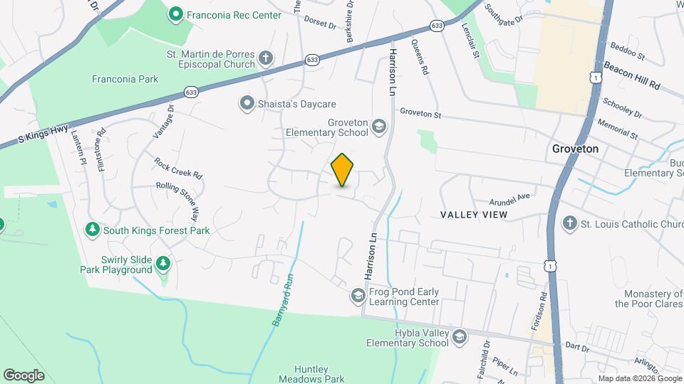 3726 Huntley Meadows Ln Map and Location Details