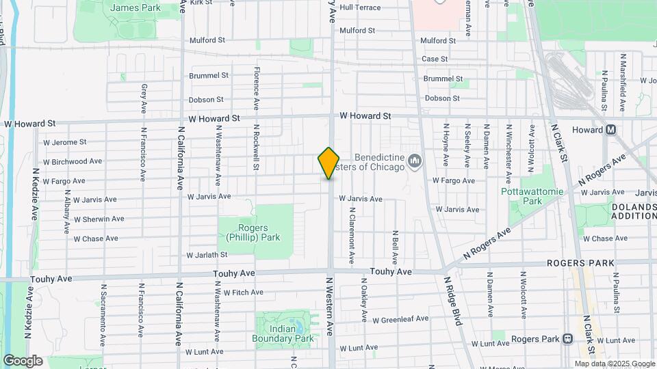 7412 N Western Ave, Unit 3N Map and Location Details