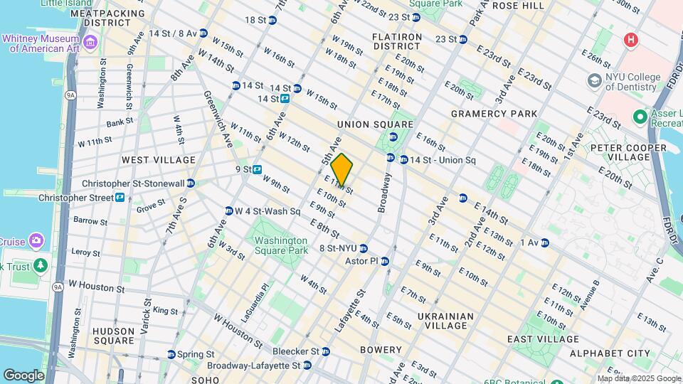 70 University Pl Mapa y Detalles de la Ubicación