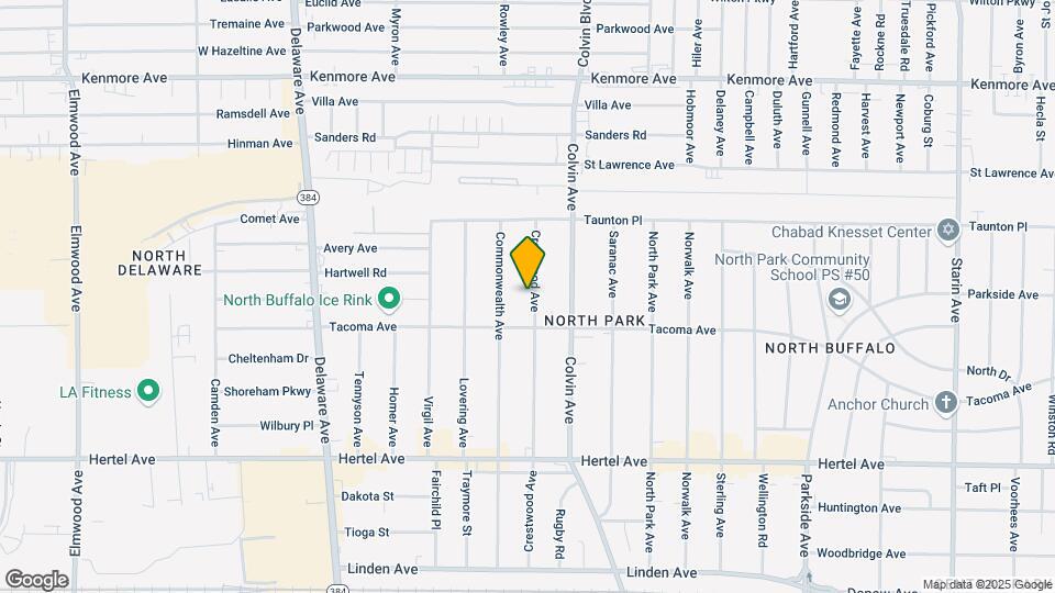 266 Crestwood Ave, Unit first floor Map and Location Details