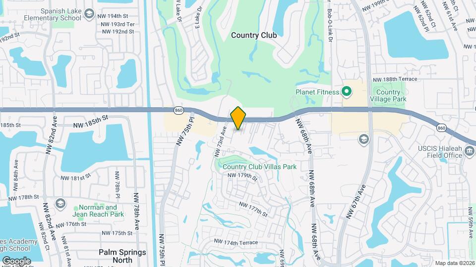 7000 NW 186th St, Unit 4-227 Map and Location Details