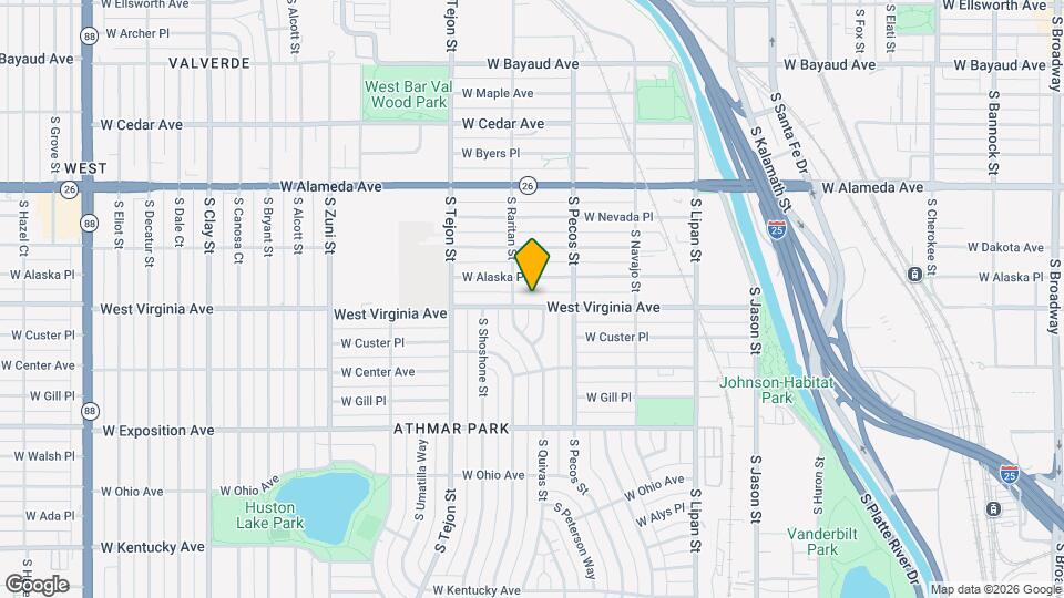 1745 W Virginia Ave Map and Location Details