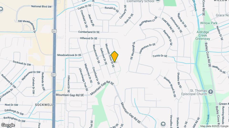 11313 Mountain Crest Dr SE Map and Location Details