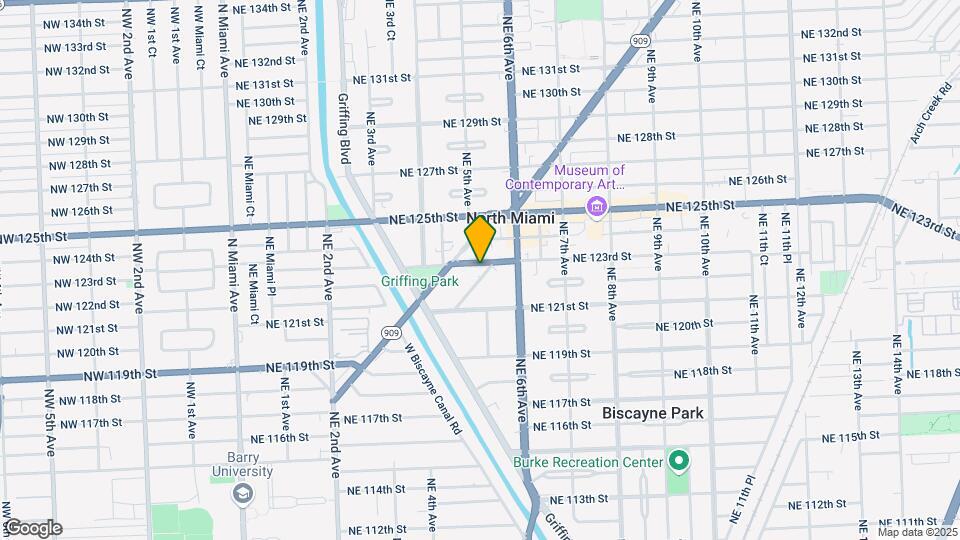 12190 NE 5th Ave Map and Location Details