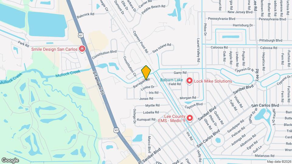 7300 Barragan Rd Map and Location Details