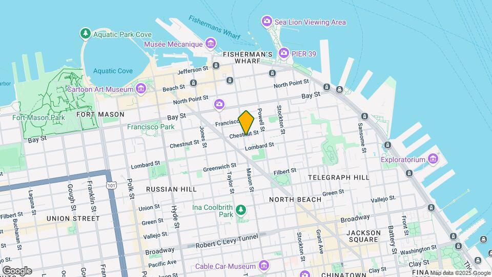 2152 Mason St, Unit 2152A Map and Location Details