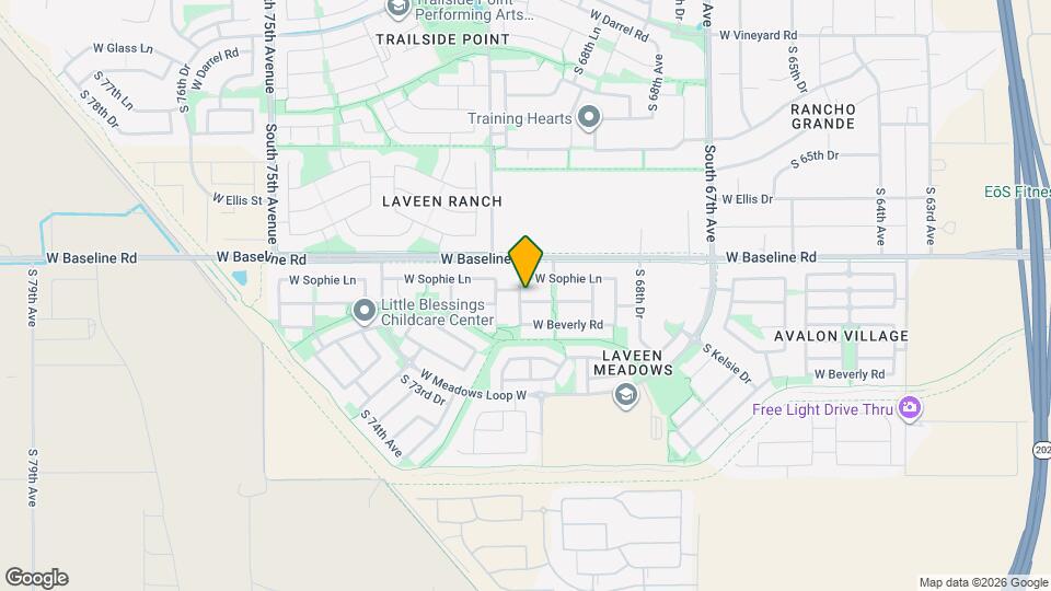 7044 W Branham Ln Map and Location Details