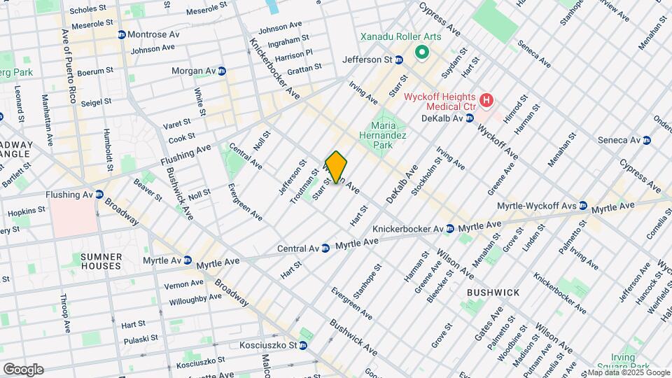 1085 Willoughby Ave Mapa y Detalles de la Ubicación