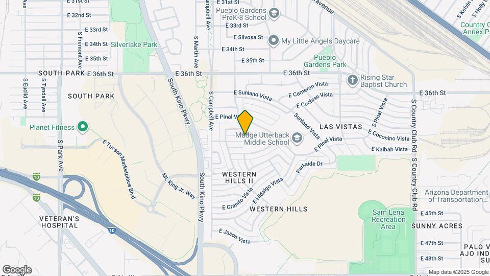 2049 E Cochise Vista Map and Location Details