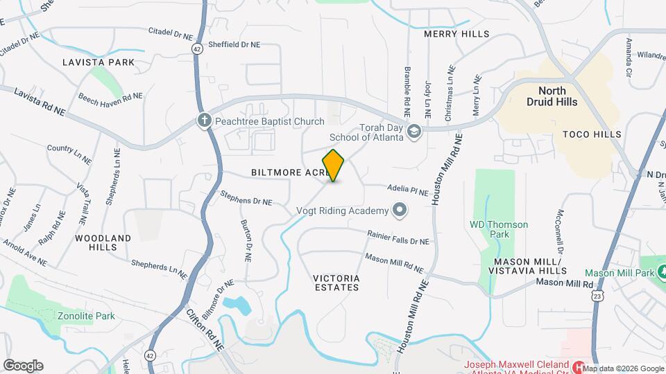 1203 Biltmore Dr NE Map and Location Details