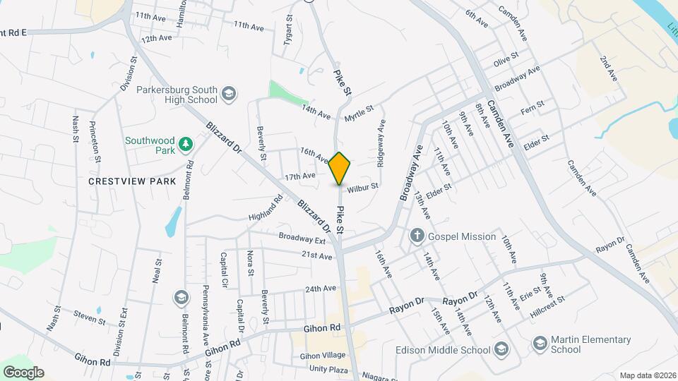 1712 Pike St Map and Location Details