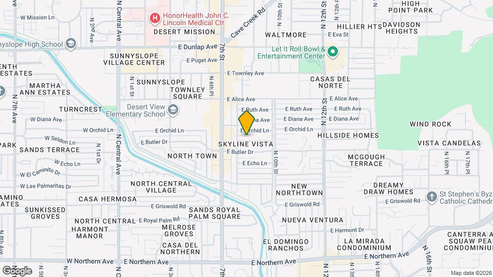 816 E Seldon Ln Map and Location Details