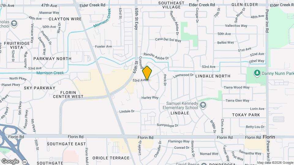 6904 Cunningham Way Map and Location Details