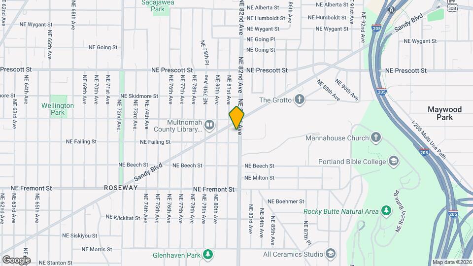 3931 NE 82nd Ave Mapa y Detalles de la Ubicación