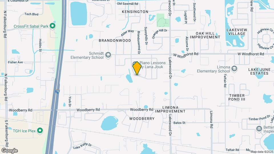 1110 Estatewood Dr Mapa y Detalles de la Ubicación